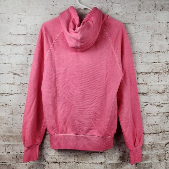 Retrofete Vanessa Hoodie Sweatshirt XS Hot Pink Logo NWT Oversized Fit Pocket - Picture 6 of 9
